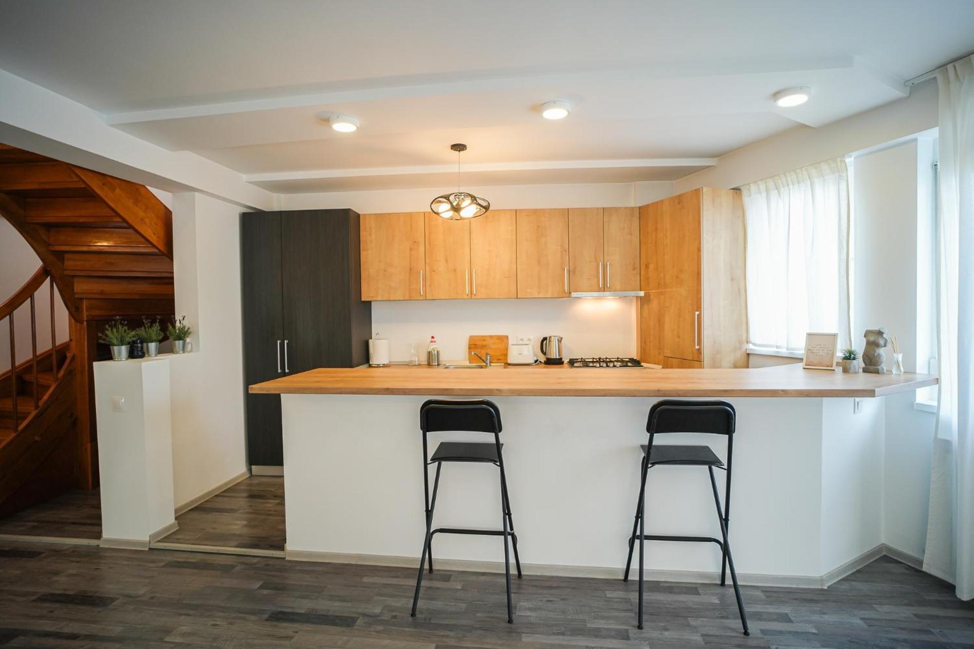 Penthouse With Huge Rooftop Terrace & City View Boekarest Buitenkant foto